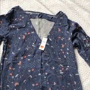 Women gray floral dress